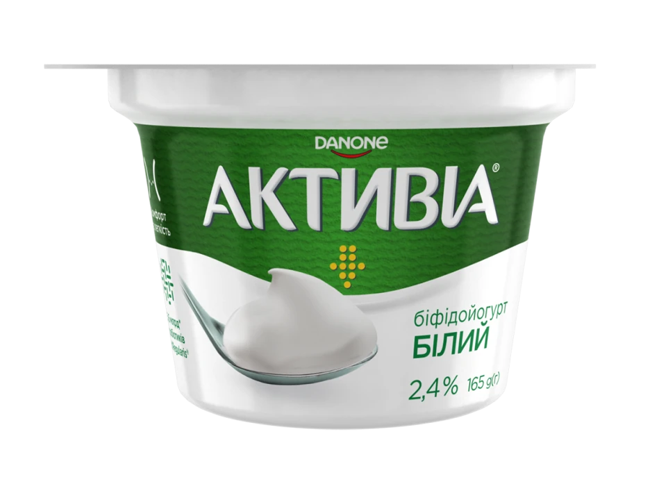 Білий густий біфідойогурт 165 г